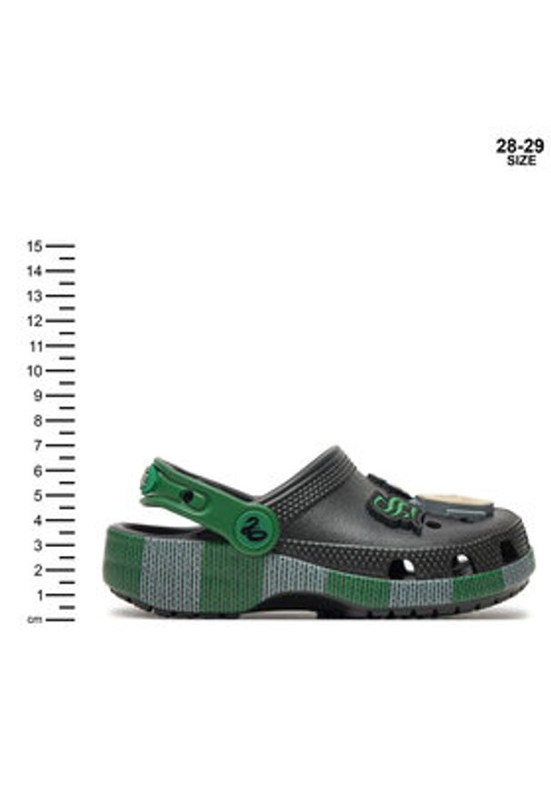 Crocs Klapki Harry Potter Classic Slytherin Clog K 210542 Czarny. Kolor: czarny