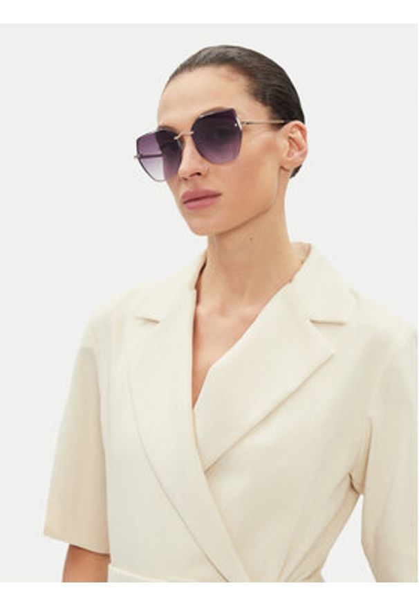 Jenny - JENNY Okulary przeciwsłoneczne 4WF-008-SS25 Czarny. Kolor: czarny. Materiał: syntetyk