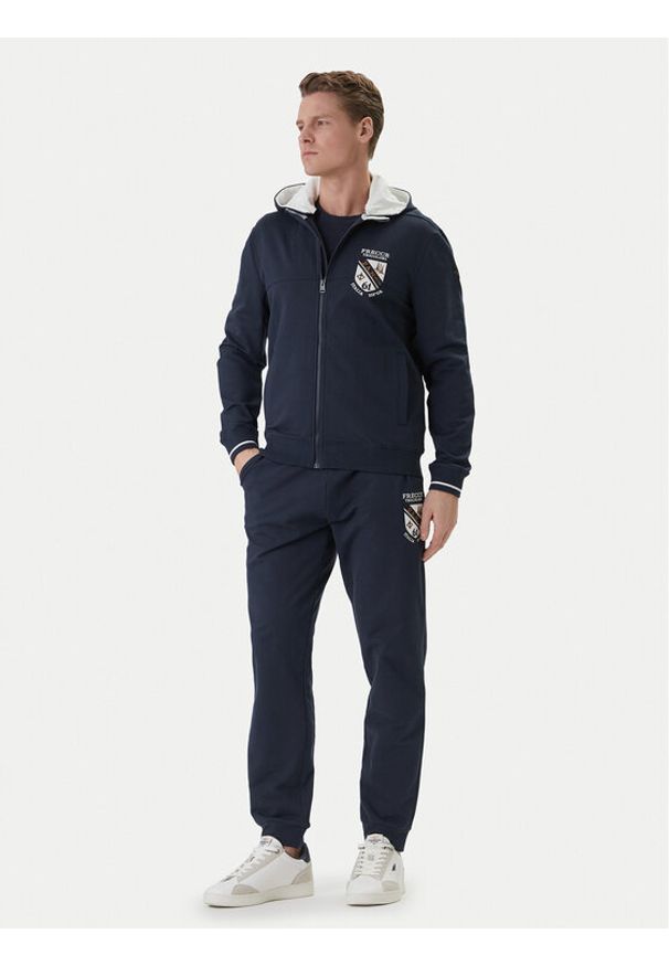 Aeronautica Militare Dres 261TF0115UF00674 Granatowy Regular Fit. Kolor: niebieski. Materiał: bawełna