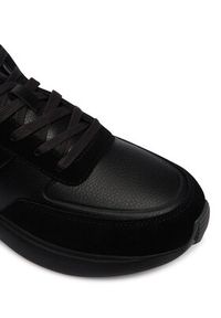 Calvin Klein Sneakersy City Runner Laceup Tape Lth HM0HM02033 Czarny. Kolor: czarny. Materiał: skóra, zamsz #3