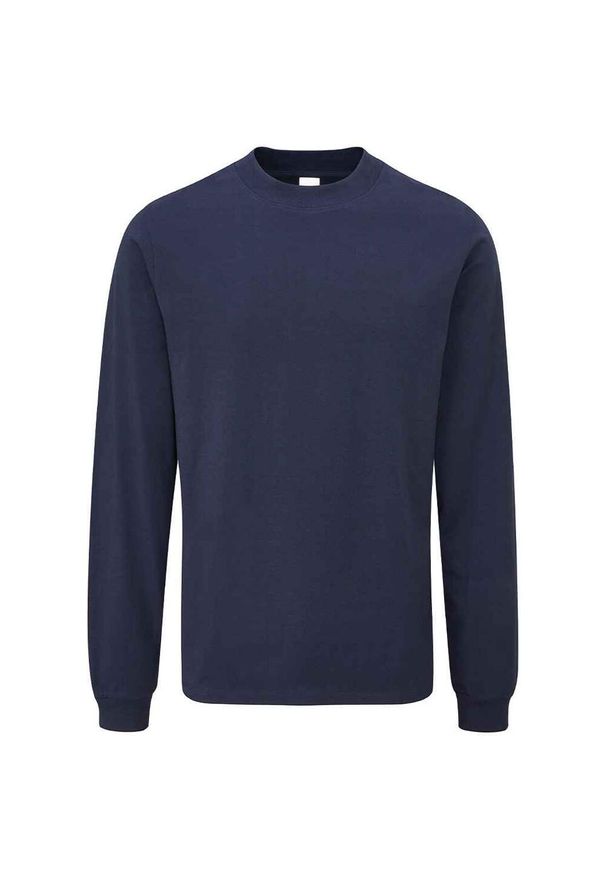 MANTIS - Koszulka Z Długim Rękawem Dla Dorosłych Unisex Essential Heavyweight. Kolor: niebieski. Długość rękawa: długi rękaw. Długość: długie. Sport: turystyka piesza