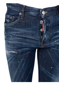 DSQUARED2 - Dsquared2 Jeansy "Skater Jean" | S71LB1165 S30789 | Mężczyzna | Granatowy. Okazja: na co dzień. Stan: obniżony. Kolor: niebieski. Sezon: lato. Styl: elegancki, casual #4