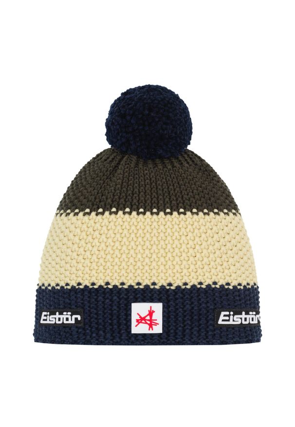 Czapka Eisbar Star Pompon MÜ SA. Kolor: żółty. Materiał: wełna. Styl: sportowy