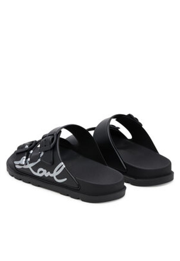 Karl Lagerfeld - KARL LAGERFELD Klapki Kondo Tred KL80972 Czarny. Kolor: czarny