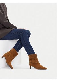 Gino Rossi Botki EO-DIUNA-120056 Brązowy. Kolor: brązowy. Materiał: zamsz, skóra #4