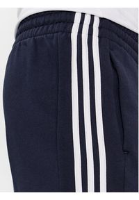 Adidas - adidas Szorty sportowe Essentials French Terry 3-Stripes Shorts IC9436 Niebieski Regular Fit. Kolor: niebieski. Materiał: bawełna. Styl: sportowy #3