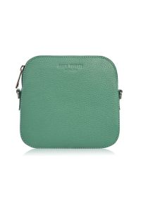 Listonoszka skórzana PAOLO PERUZZI IN-61-MN zielona. Kolor: zielony. Sezon: zima, jesień, wiosna, lato. Materiał: skórzane. Rodzaj torebki: na ramię #1