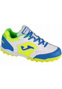 Joma - Buty Piłkarskie Top Flex Dla Dzieci. Kolor: zielony, niebieski, wielokolorowy, biały. Sport: piłka nożna