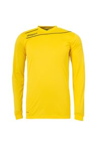 UHLSPORT - Jersey Uhlsport Stream 3.0 manches longues. Kolor: wielokolorowy, żółty, czarny. Materiał: jersey. Długość rękawa: długi rękaw. Długość: długie. Sport: piłka nożna, fitness #1