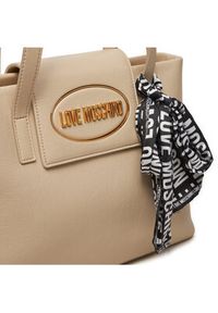 Love Moschino - LOVE MOSCHINO Torebka JC4037PP1LLE111A Écru. Materiał: skórzane