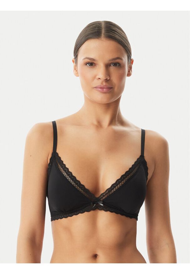 Hugo - HUGO Biustonosz braletka Unique 50545720 Czarny. Kolor: czarny. Materiał: syntetyk