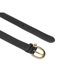 Lauren Ralph Lauren Pasek Damski Charm Classc 412802952004 Czarny. Kolor: czarny. Materiał: skóra #3