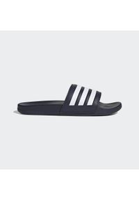 Adidas - adilette Comfort Slides. Kolor: niebieski, wielokolorowy, czarny, biały