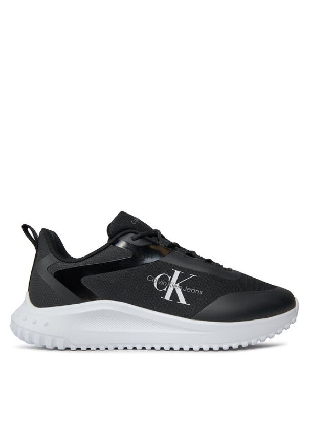 Calvin Klein Jeans Sneakersy Eva Runner Low Lace Ml Mix YM0YM00968 Szary. Kolor: szary. Materiał: materiał