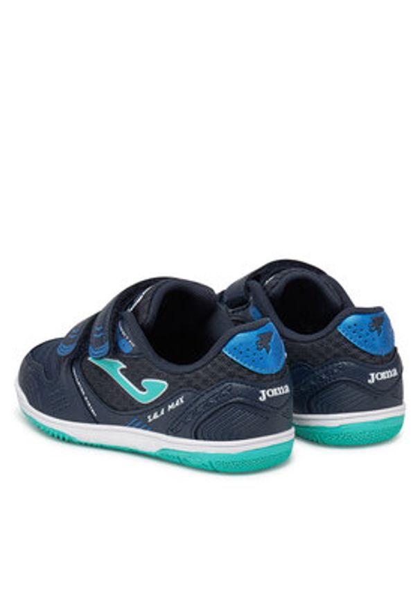 Joma Buty do piłki nożnej Sala Max Jr 2503 SMJS2503INV Granatowy. Kolor: niebieski. Materiał: materiał