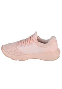 Buty do biegania damskie Under Armour Charged Vantage. Zapięcie: sznurówki. Kolor: różowy. Materiał: guma, syntetyk, tkanina, materiał. Szerokość cholewki: normalna