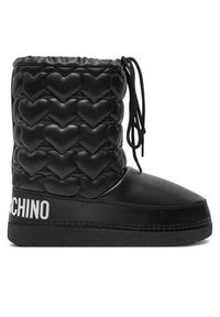 Love Moschino - LOVE MOSCHINO Śniegowce JA24082G1LISE000 Czarny. Kolor: czarny. Materiał: skóra #6