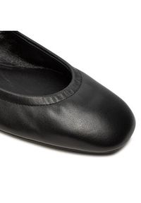 Stuart Weitzman Baleriny Claris Ballet Flat SI573 Czarny. Kolor: czarny. Materiał: skóra #6