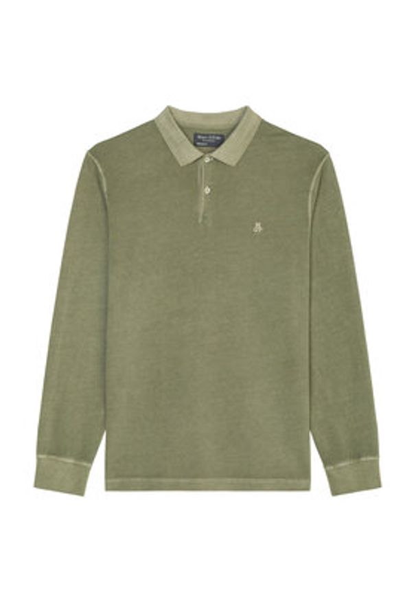 Marc O'Polo Polo B21 2236 55004 Zielony Regular Fit. Typ kołnierza: polo. Kolor: zielony. Materiał: bawełna