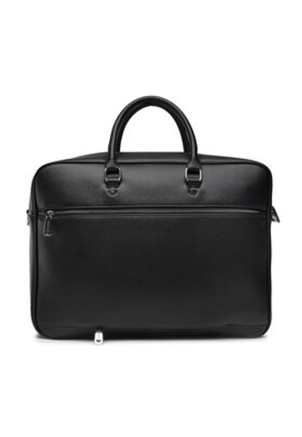 VALENTINO - Valentino Torba na laptopa Marnier VBS5XQ04 Czarny. Kolor: czarny. Materiał: skóra