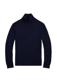 Polo Ralph Lauren Golf 710946145001 Granatowy Regular Fit. Typ kołnierza: polo, golf. Kolor: niebieski. Materiał: wełna #3
