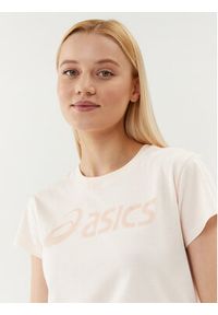 Asics Koszulka techniczna Asics Big Logo Tee Iii 2032C411 Różowy Ahletic Fit. Kolor: różowy. Materiał: bawełna #5