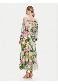 Guess Sukienka letnia W5GT16 WH9Z2 Kolorowy Regular Fit. Materiał: syntetyk. Wzór: kolorowy. Sezon: lato #4