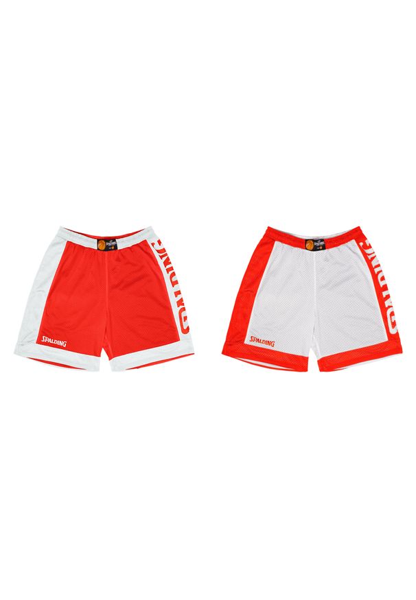 SPALDING - Spodenki koszykarskie Spalding Reversible Dwustronne. Kolor: czerwony. Sport: koszykówka