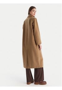 Weekend Max Mara Płaszcz wełniany Zufolo 2525016092 Brązowy Regular Fit. Kolor: brązowy. Materiał: wełna #6