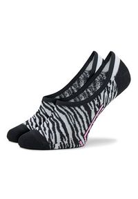 Vans Zestaw 3 par stopek damskich Zebra Daze Canoodle VN00079YBR51 Kolorowy. Materiał: materiał, bawełna. Wzór: kolorowy, motyw zwierzęcy