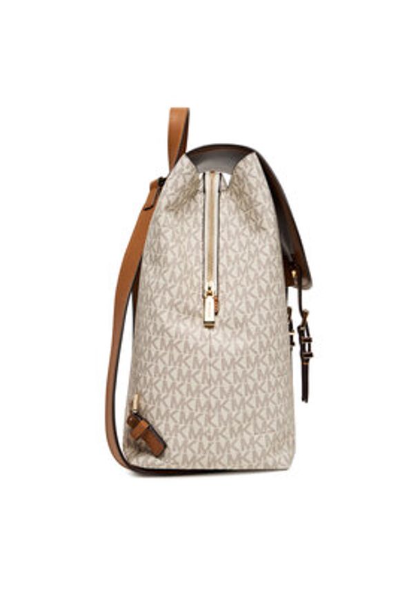 MICHAEL Michael Kors Plecak Quinn 30T5GQNB2B Beżowy. Kolor: beżowy. Materiał: skóra