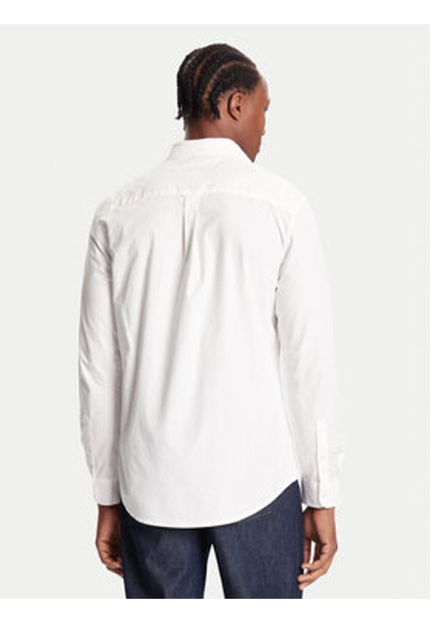 Tommy Jeans Koszula DM0DM22026 Biały Regular Fit. Kolor: biały. Materiał: bawełna