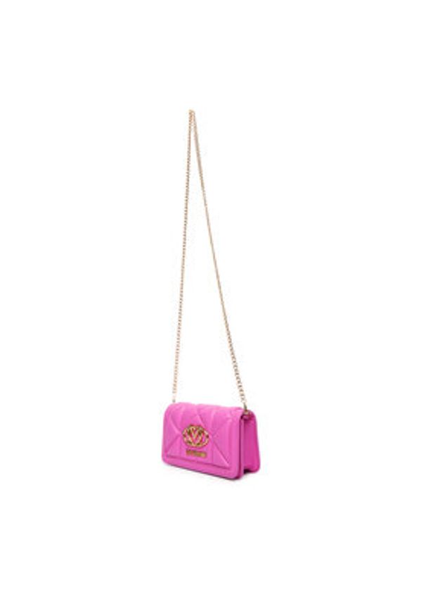 Love Moschino - LOVE MOSCHINO Torebka JC5640PP1OLC0604 Różowy. Kolor: różowy. Materiał: skórzane