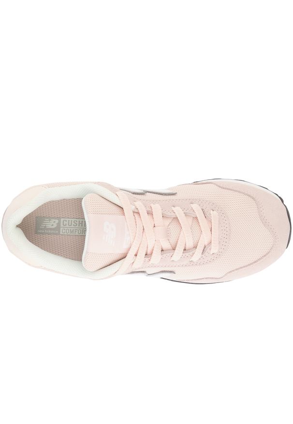 Buty damskie New Balance WL515CQ3 – różowe. Okazja: na co dzień. Kolor: różowy. Materiał: materiał, zamsz, syntetyk, guma, skóra. Szerokość cholewki: normalna