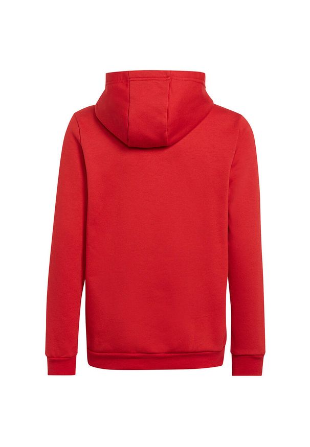 Adidas - Bluza piłkarska dla dzieci adidas Entrada 22 Hoody. Kolor: czerwony. Sport: piłka nożna