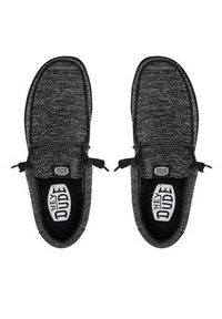 Hey dude - Hey Dude Mokasyny Wally Sport Knit 40536-060 Czarny. Kolor: czarny. Materiał: materiał. Styl: sportowy #4