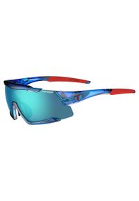TIFOSI - Okulary przeciwsłoneczne + 3 wymienne soczewki Tifosi Aethon. Kolor: niebieski. Sport: turystyka piesza