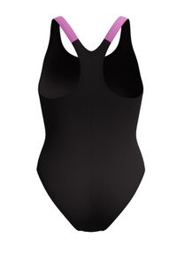 Strój kąpielowy damski Speedo HyperBoom Racerback. Kolor: czarny, różowy, wielokolorowy
