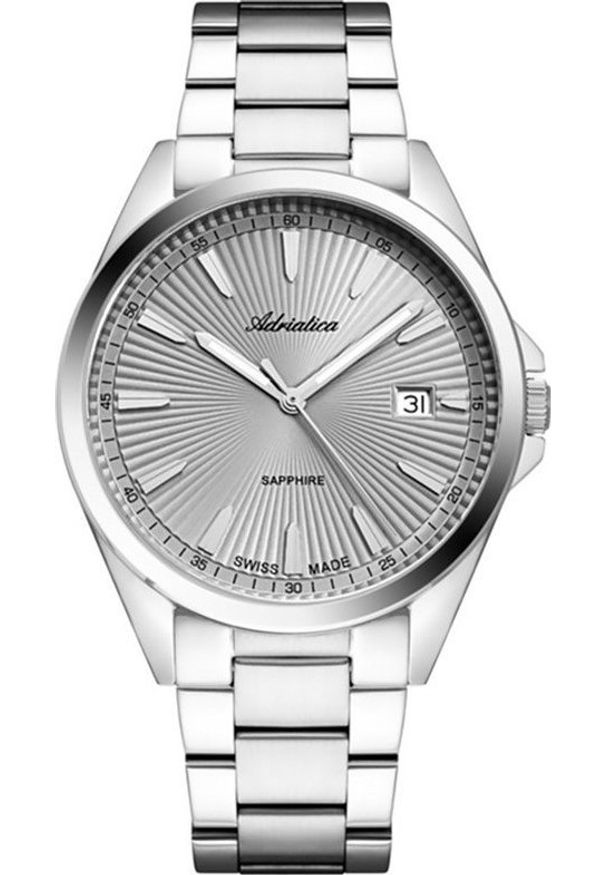 Zegarek Adriatica Zegarek męski Adriatica A8332.5117Q srebrny. Kolor: srebrny