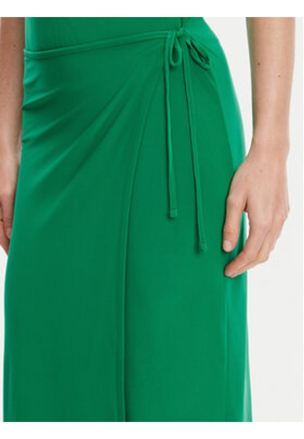 Calvin Klein Sukienka codzienna LV044C237G Zielony Slim Fit. Okazja: na co dzień. Kolor: zielony. Materiał: syntetyk. Typ sukienki: proste. Styl: casual