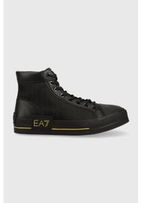 EA7 Emporio Armani trampki kolor czarny X8Z037 XK294 M701. Nosek buta: okrągły. Zapięcie: sznurówki. Kolor: czarny. Materiał: guma. Styl: klasyczny #1