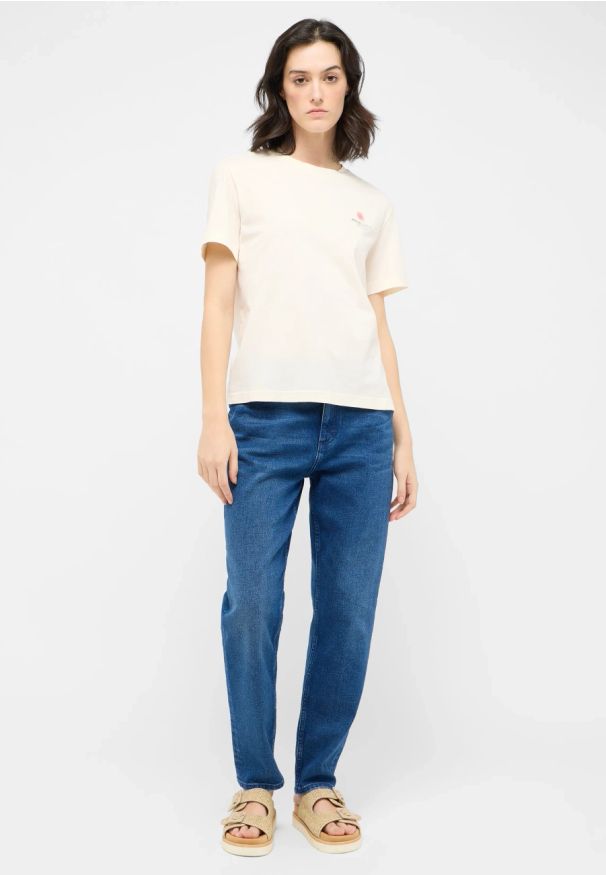 Damski T-Shirt Mustang Style Floris Whisper White 1016141 2013