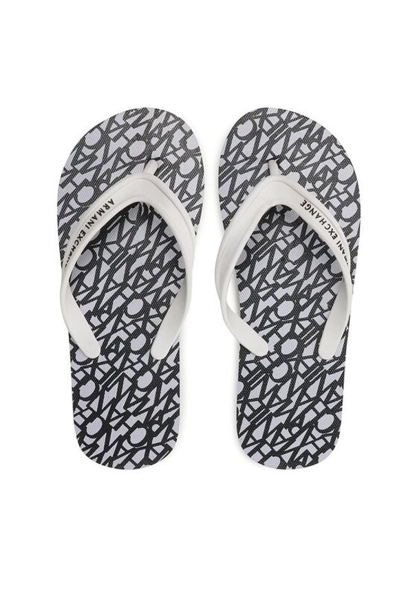 Armani Exchange Japonki XDQ010 XV700 K488 Biały. Kolor: biały. Materiał: syntetyk