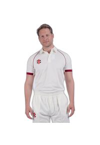 GRAY-NICOLLS - Koszulka polo dla dzieci Gray-Nicolls Matrix V2. Typ kołnierza: polo. Kolor: brązowy, biały, wielokolorowy #1