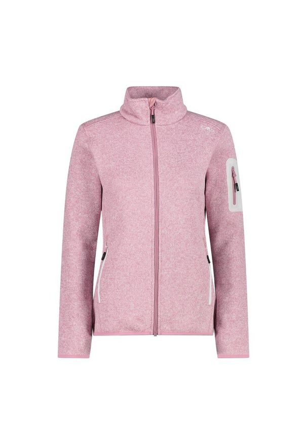 Bluza damska turystyczna CMP. Kolor: biały, czerwony, wielokolorowy. Materiał: polar