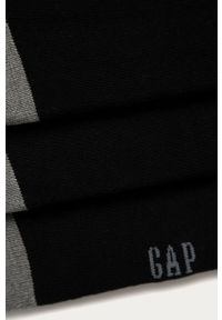 GAP - Stopki (3-pack). Kolor: czarny. Materiał: bawełna, poliester, materiał. Wzór: gładki #2