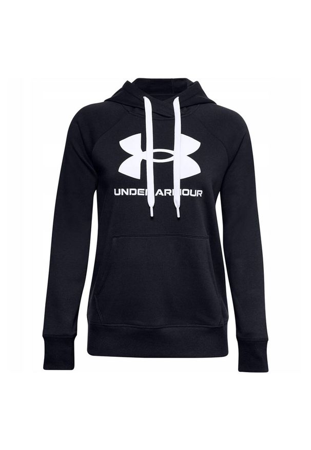 Under Armour - Bluza Z Kapturem Damska Polar Rival. Typ kołnierza: kaptur. Kolor: czarny. Materiał: polar