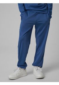 4f - 4F Spodnie sportowe szybkoschnące chłopięce - granatowe 134/140 (8-10 lat). Kolor: niebieski. Długość: do kostek. Sezon: lato. Sport: fitness #2