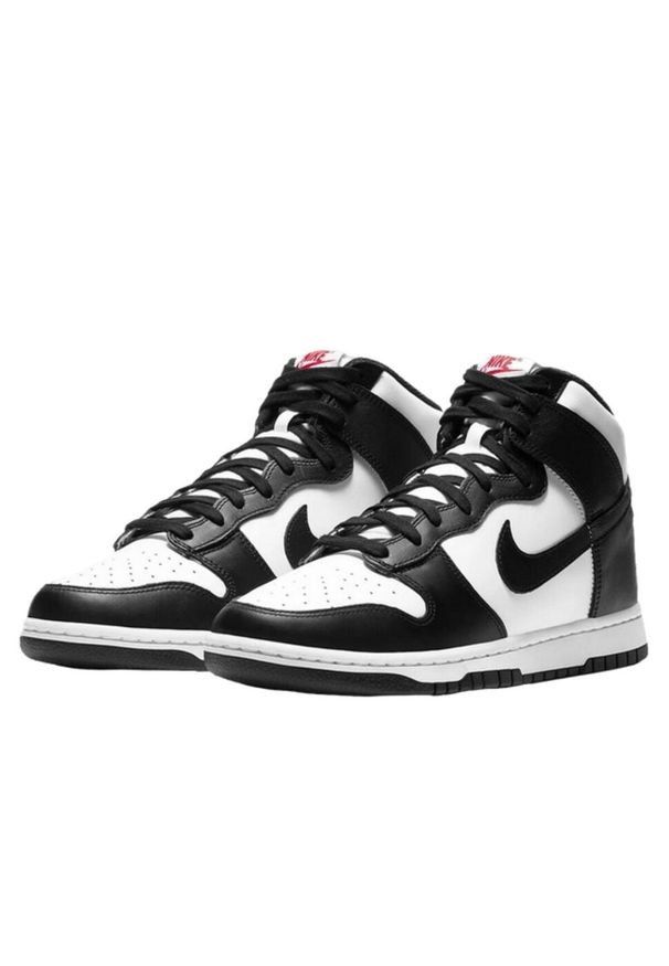 Buty do chodzenia dla dorosłych Nike Dunk High Panda 2021. Kolor: czarny. Sport: turystyka piesza