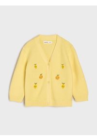 Sinsay - Bawełniany sweter kardigan z haftowanymi elementami - Inny. Materiał: bawełna. Wzór: haft #1